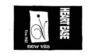 HEART EASE NEW VITA SINCE 1983 logo