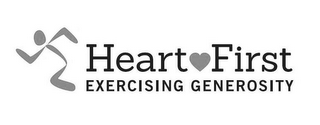 HEART FIRST EXERCISING GENEROSITY logo