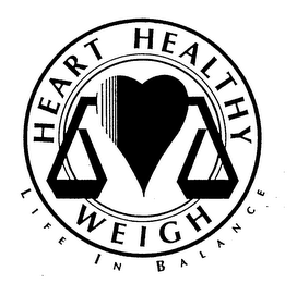 HEART HEALTHY WEIGH LIFE IN BALANCE logo