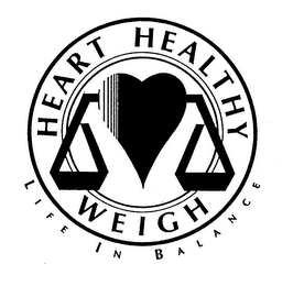 HEART HEALTHY WEIGH LIFE IN BALANCE logo