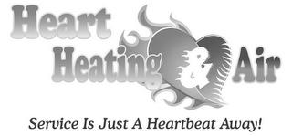 HEART HEATING & AIR SERVICE IS JUST A HEARTBEAT AWAY! logo
