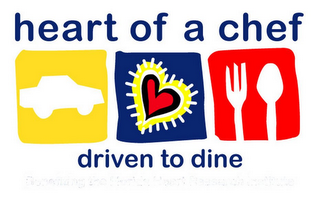 HEART OF A CHEF DRIVEN TO DINE logo