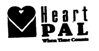 HEART PAL WHEN TIME COUNTS logo