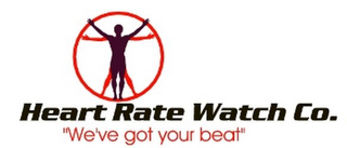 HEART RATE WATCH CO. "WE'VE GOT YOUR BEAT" logo
