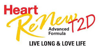 HEART RENEW ADVANCED FORMULA T2D LIVE LONG & LOVE LIFE logo