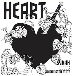 HEART SYRAH WASHINGTON STATE logo