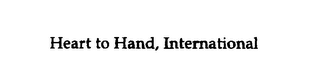 HEART TO HAND, INTERNATIONAL logo