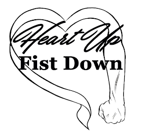 HEART UP FIST DOWN logo