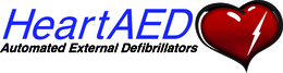 HEARTAED AUTOMATED EXTERNAL DEFIBRILLATORS logo