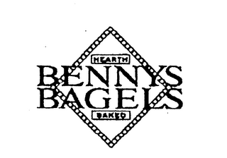 HEARTH BAKED BENNYS BAGELS logo