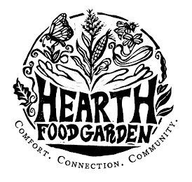 HEARTH FOOD GARDEN COMFORT· CONNECTION· COMMUNITY· logo