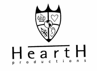 HEARTH PRODUCTIONS logo