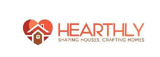 HEARTHLY SHAPING HOUSES, CRAFTING HOMES logo