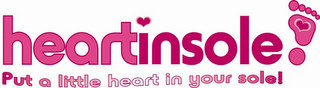 HEARTINSOLE PUT A LITTLE HEART IN YOUR SOLE! logo