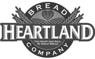 HEARTLAND BREAD COMPANY THE HEART AND SOUL OF GREAT BREAD logo