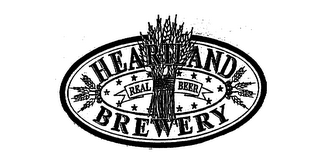 HEARTLAND BREWERY REAL BEER logo