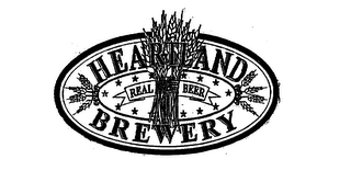 HEARTLAND BREWERY REAL BEER logo