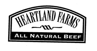 HEARTLAND FARMS ALL NATURAL BEEF logo