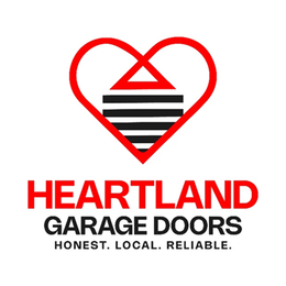 HEARTLAND GARAGE DOORS HONEST. LOCAL. RELIABLE. logo