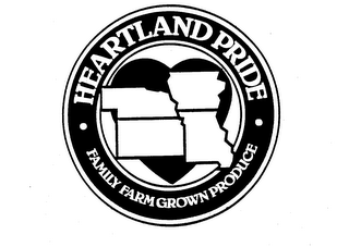 HEARTLAND PRIDE FAMILY FARM GROWN PRODUCE logo
