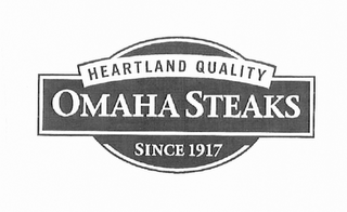 HEARTLAND QUALITY OMAHA STEAKS SINCE 1917 logo