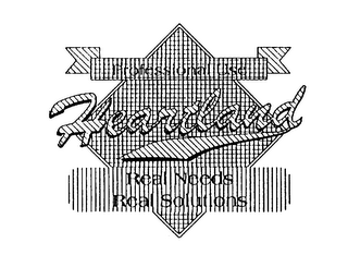 HEARTLAND REAL NEEDS REAL SOLUTIONS PROFESSIONAL USE logo