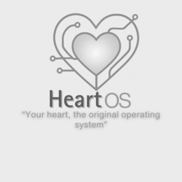 HEARTOS "YOUR HEART, THE ORIGINAL OPERATING SYSTEM" logo