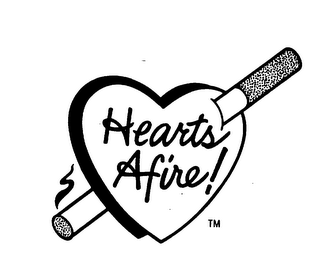 HEARTS AFIRE! logo