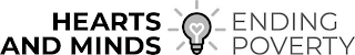 HEARTS AND MINDS ENDING POVERTY logo