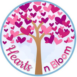 HEARTS IN BLOOM logo