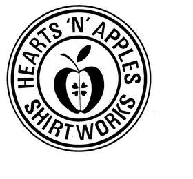 HEARTS 'N' APPLES SHIRTWORKS logo