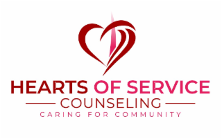 HEARTS OF SERVICE COUNSELING CARING FOR COMMUNITY logo