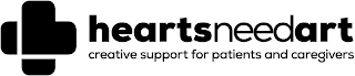 HEARTSNEEDART CREATIVE SUPPORT FOR PATIENTS AND CAREGIVERS logo