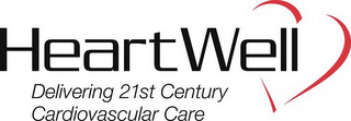 HEARTWELL DELIVERING 21ST CENTURY CARDIOVASCULAR CARE logo