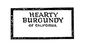 HEARTY BURGUNDY OF CALIFORNIA logo