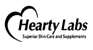 HEARTY LABS SUPERIOR SKIN CARE AND SUPPLEMENTS logo