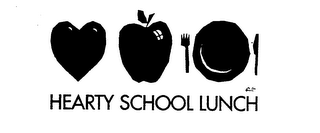 HEARTY SCHOOL LUNCH logo