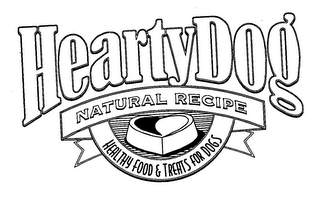HEARTYDOG NATURAL RECIPE HEALTHY FOOD & TREATS FOR DOGS logo