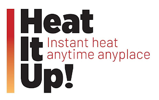 HEAT IT UP! INSTANT HEAT ANYTIME ANYPLACE logo