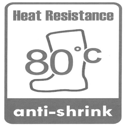 HEAT RESISTANCE ANTI-SHRINK 80°C logo
