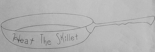 HEAT THE SKILLET logo