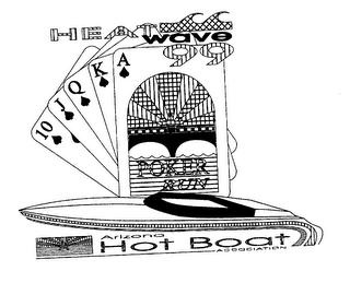 HEAT WAVE 99 POKER RUN ARIZONA HOT BOAT ASSOCIATION logo