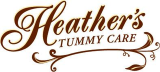 HEATHER'S TUMMY CARE logo