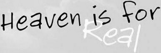 HEAVEN IS FOR REAL logo