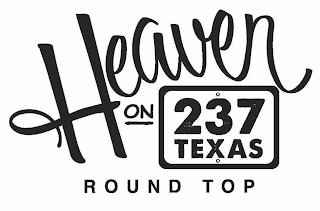 HEAVEN ON 237 TEXAS ROUND TOP logo