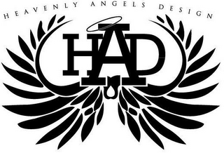 HEAVENLY ANGELS DESIGN HAD logo