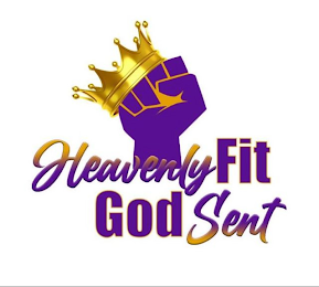 HEAVENLY FIT GOD SENT logo
