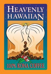 HEAVENLY HAWAIIAN 100% KONA COFFEE logo