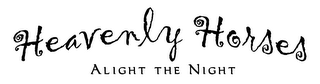 HEAVENLY HORSES ALIGHT THE NIGHT logo