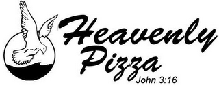 HEAVENLY PIZZA JOHN 3:16 logo